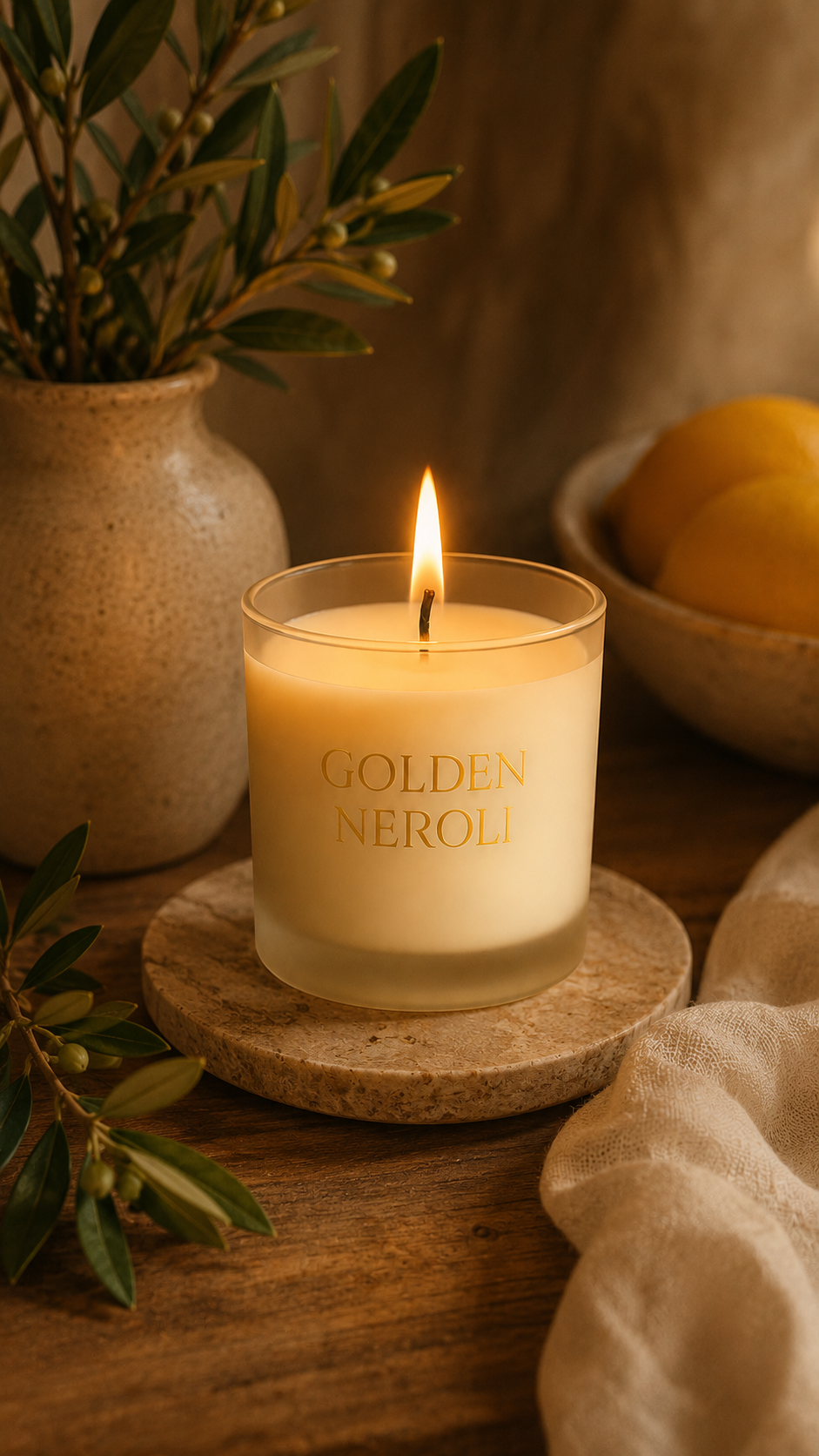 Golden Neroli | Handcrafted Scented Candle