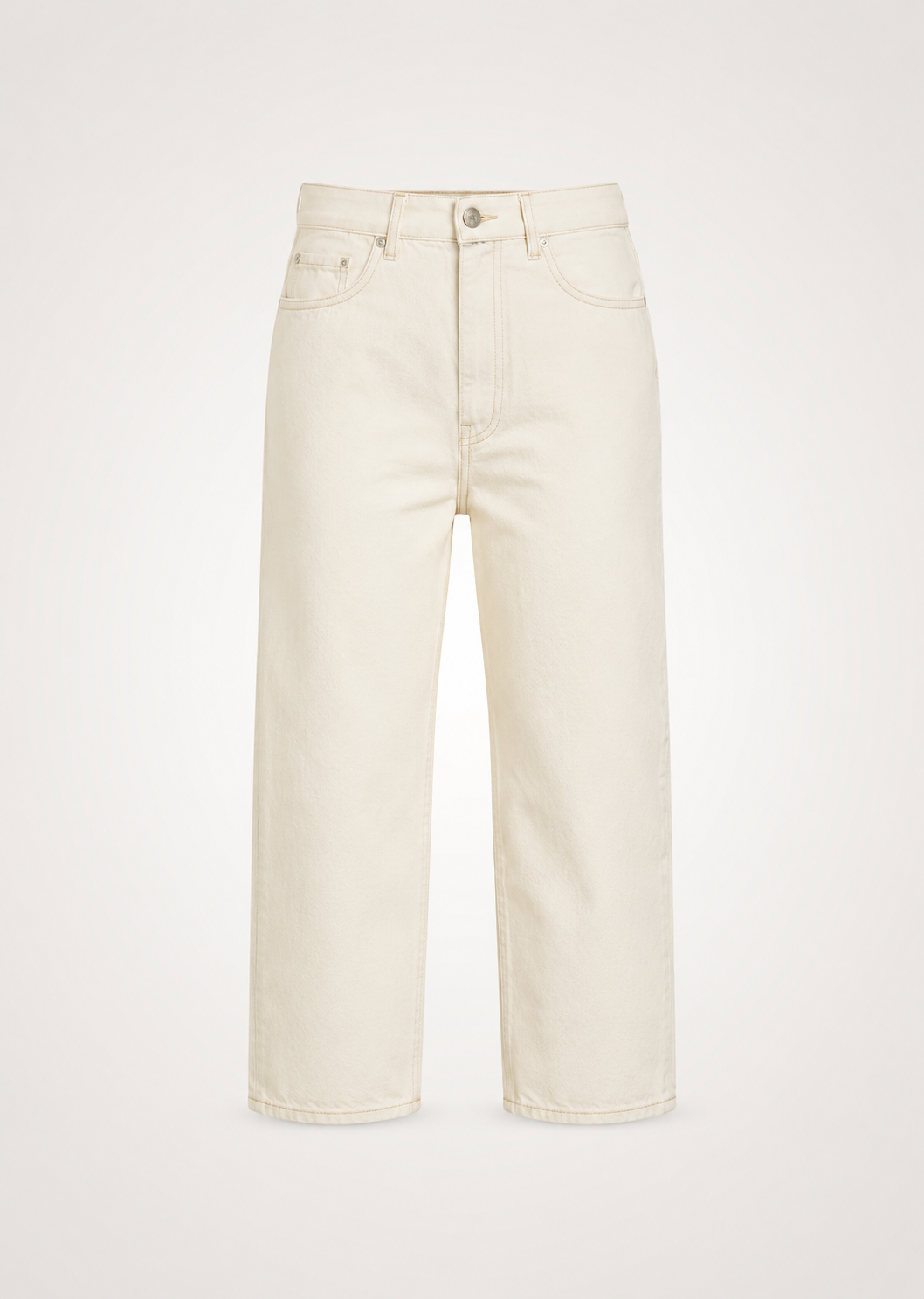 Cropped Rigid Denim