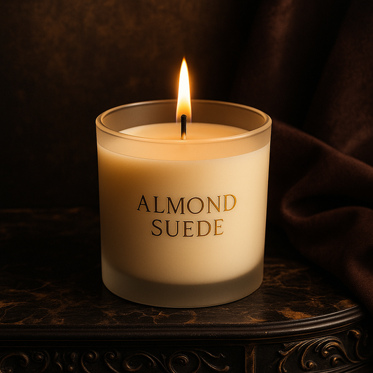 Almond Suede | Handcrafted Scented Candle