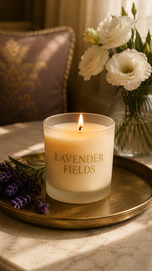 Lavender Fields | Handcrafted Scented Candle