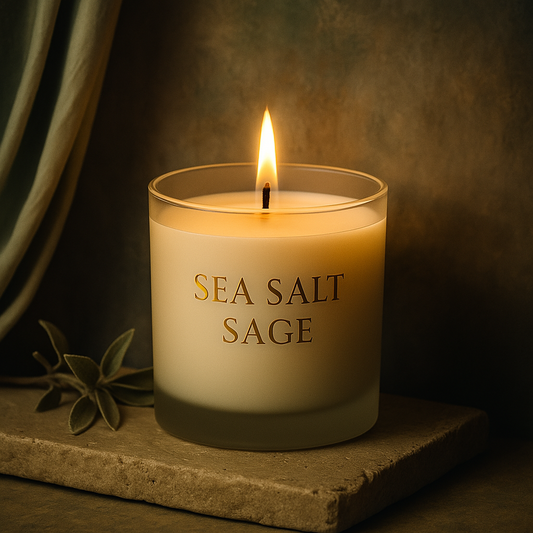 Sea Salt Sage | Handcrafted Scented Candle